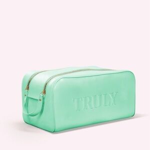 TRULY Mint Green Cosmetic Bag
